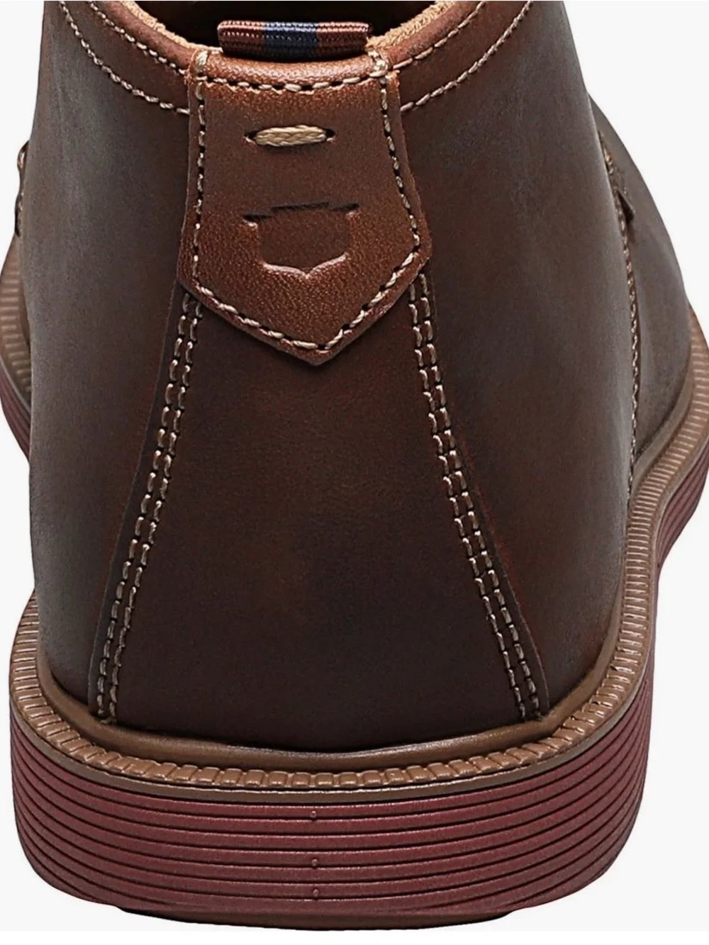 Florsheim Brown Leather Boys Chukka Boot